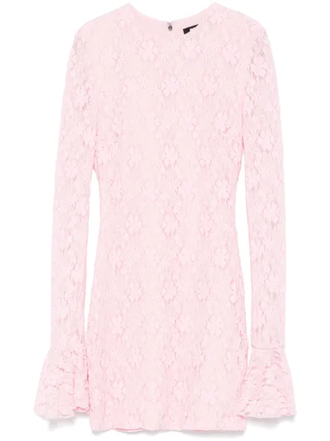 ROTATE BIRGER CHRISTENSEN lace longsleeved mini dress