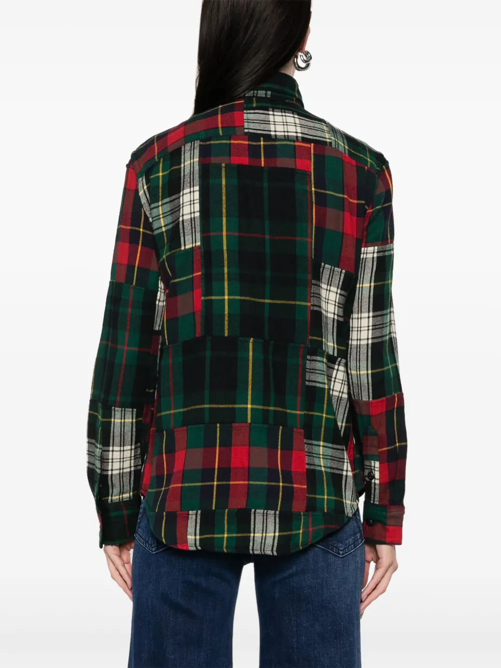Polo Ralph Lauren Geruit blouse Blauw