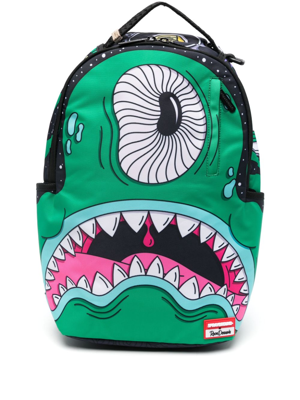 sprayground kid monster-print backpack - Green