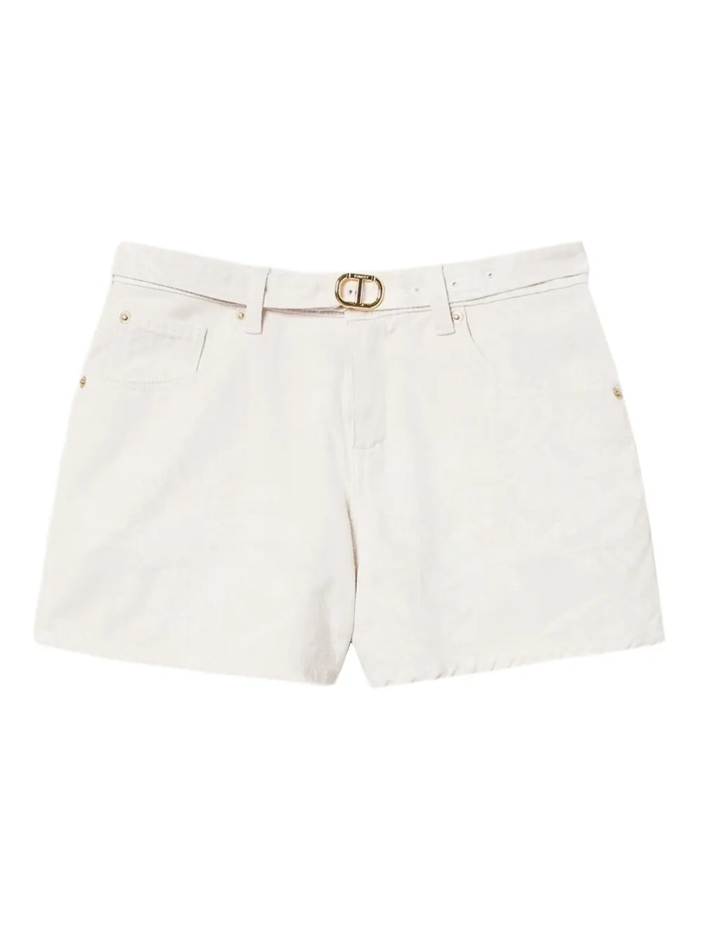 TWINSET Katoenen shorts Wit