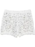 TWINSET knitted mini shorts - White