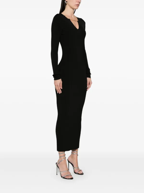 Alexander Wang Plate chain-detailed Maxi Dress | Black