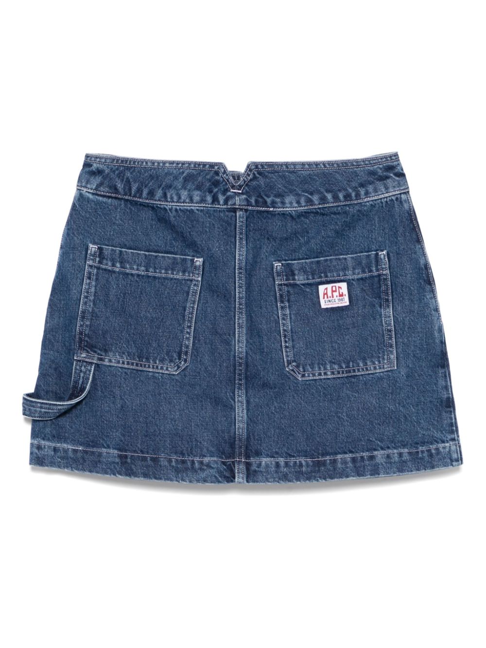 A.P.C. Christie mini skirt - Blauw