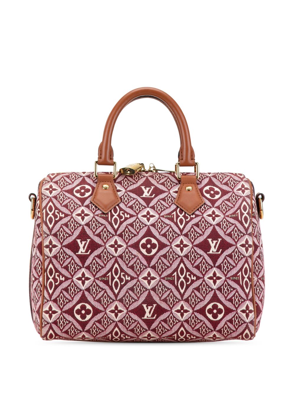 Louis Vuitton Pre-Owned 2020 Monogram 1854 Speedy Bandouliere 25 boston bag - Red