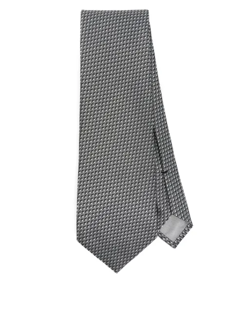 TOM FORD corbata con motivo en jacquard