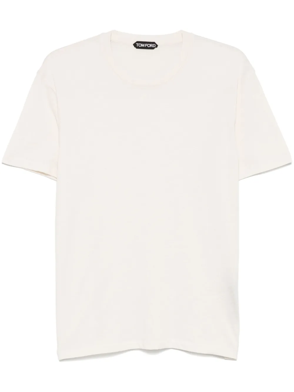 TOM FORD T-shirt met gemêleerd-effect Beige