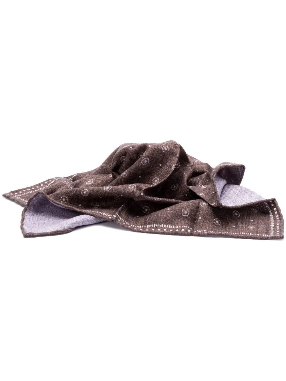 Brunello Cucinelli silk scarf - Brown