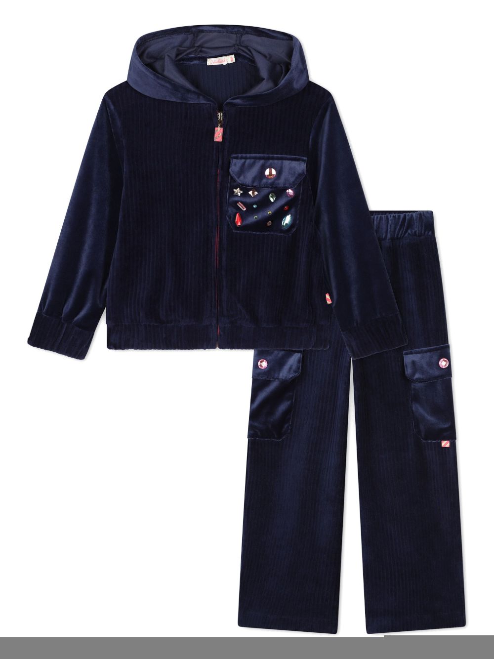 Billieblush corduroy track suit - Blue