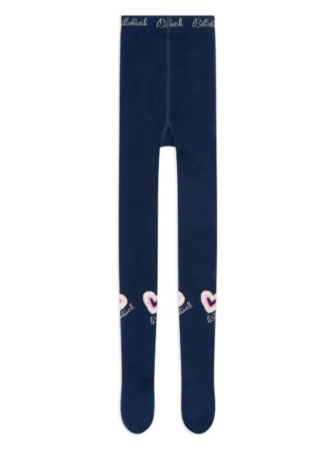 Billieblush pantimedias con motivo de corazón