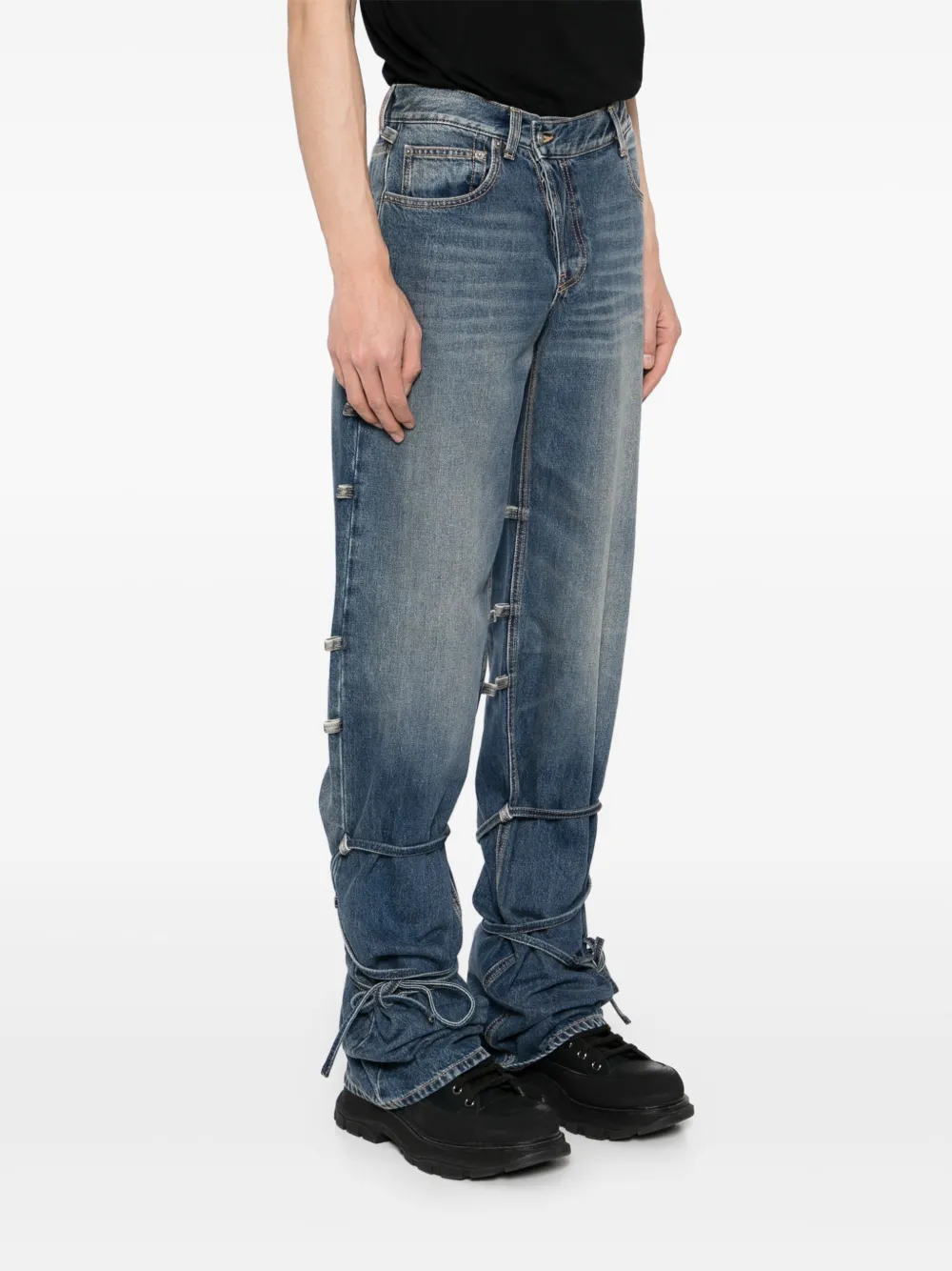 Alexander McQueen Straight jeans Blauw