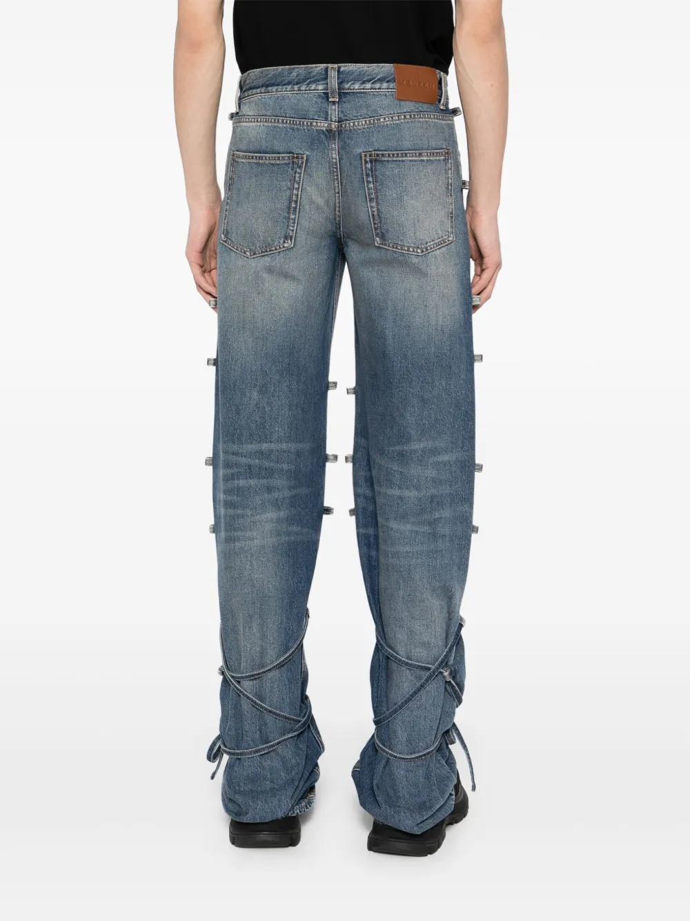 Alexander McQueen Straight jeans Blauw