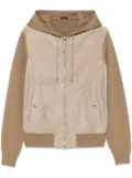 TOM FORD suede bomber jacket - Brown