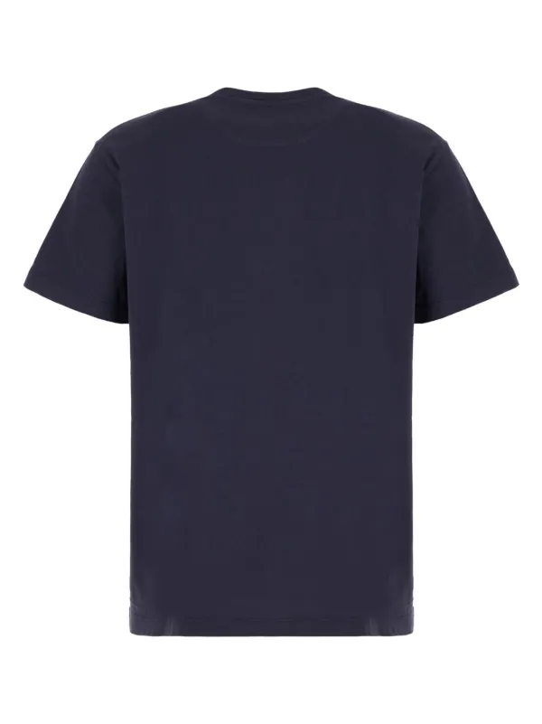 エトロ 半袖 ロゴ Tシャツ ネイビー Lサイズ ETRO ロゴ Tシャツ | ブルー | FARFETCH JP