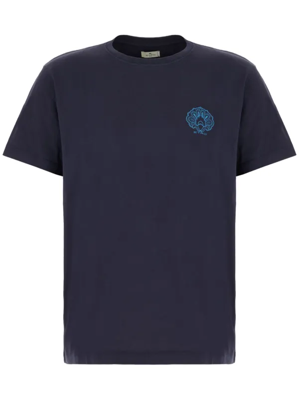 ETRO ロゴ Tシャツ | ブルー | FARFETCH JP
