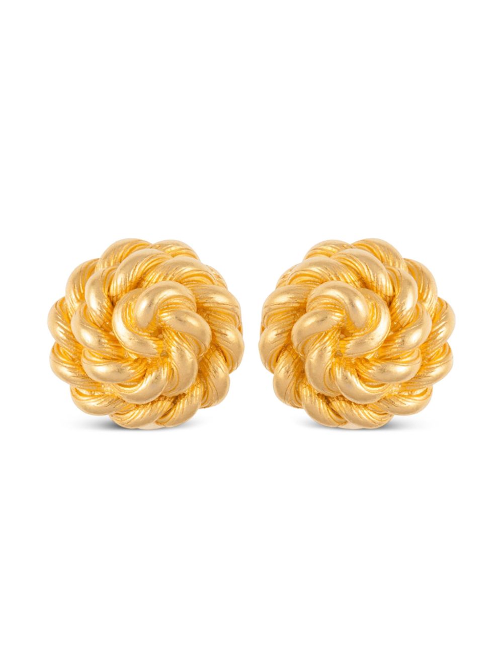 1980s Rope Knot earrings