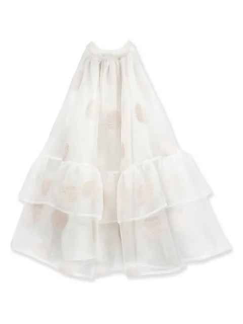 La Stupenderia embroidered tulle dress