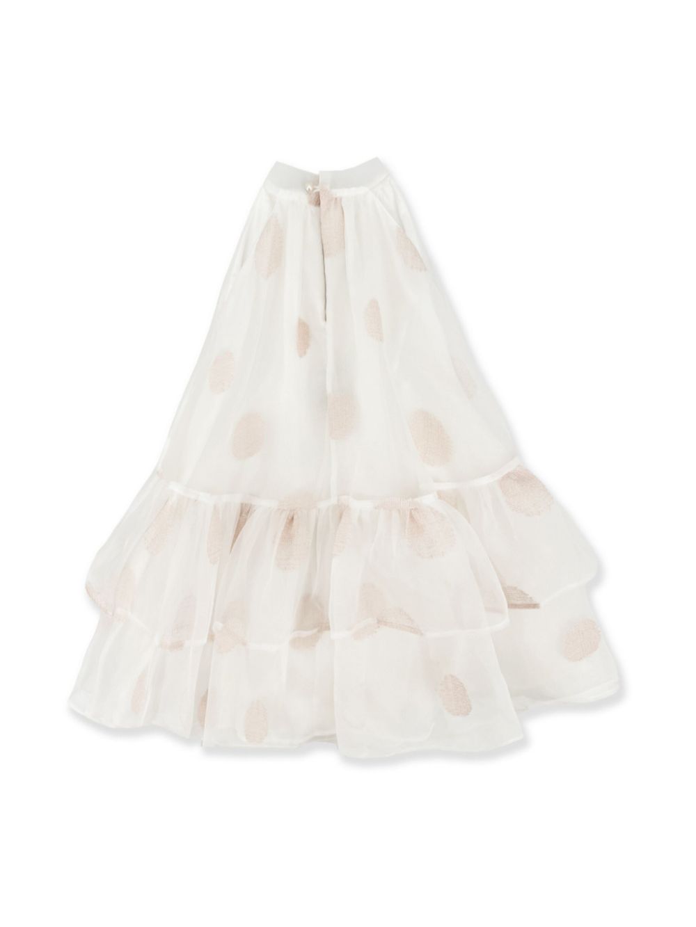 La Stupenderia embroidered tulle dress - Wit