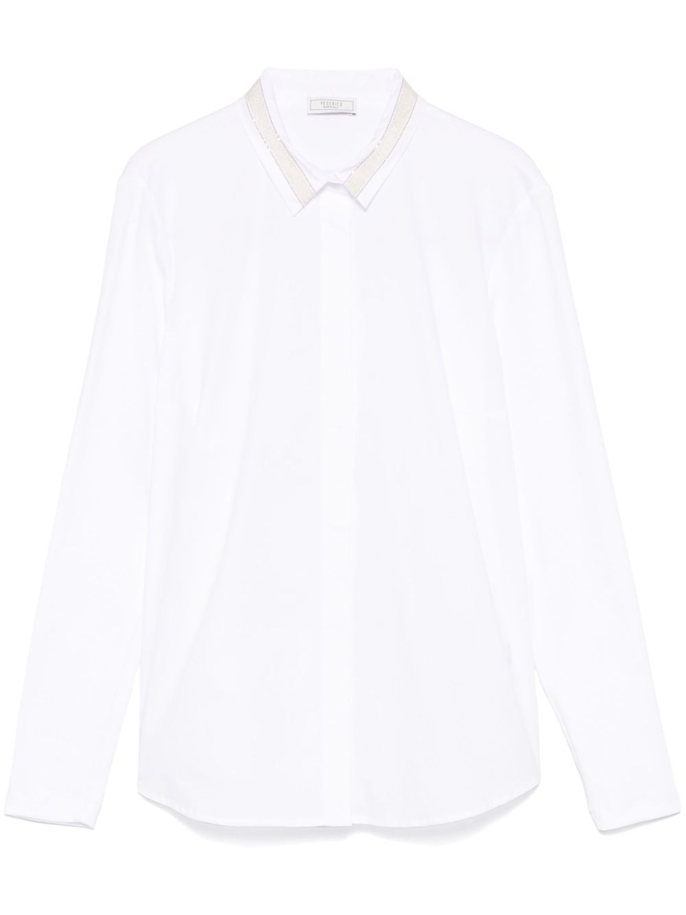 Peserico bead-detailing shirt - White