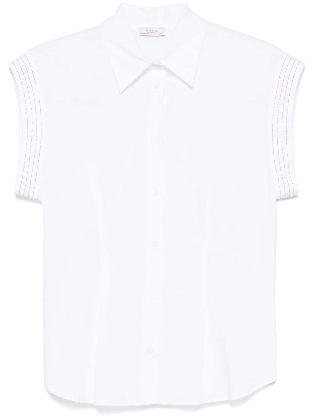 Peserico beaded-trim shirt - White