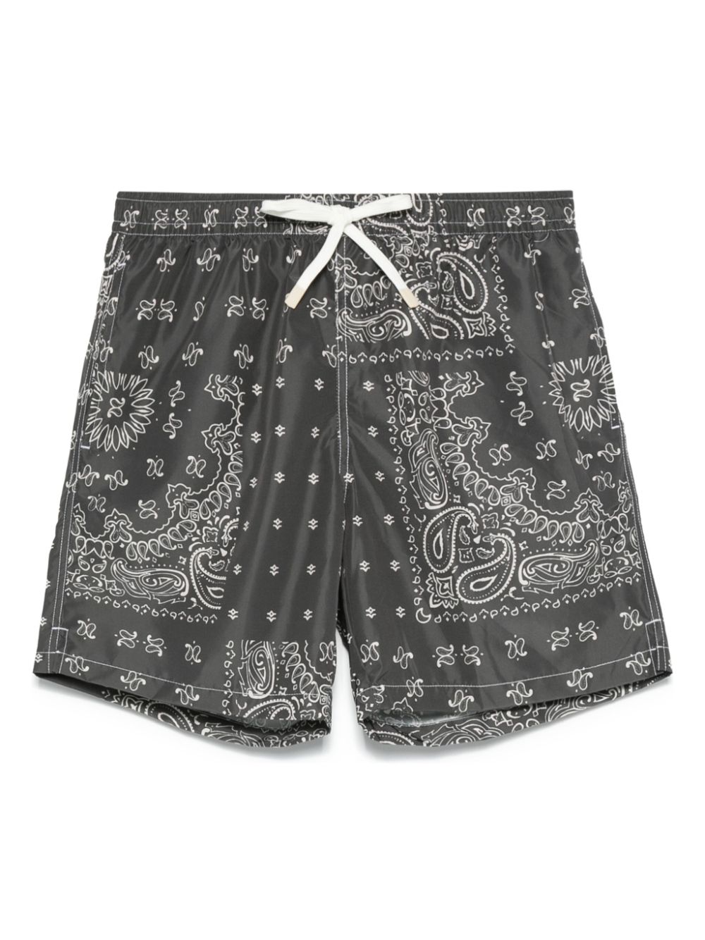 Eleventy paisley-print swim shorts - Black