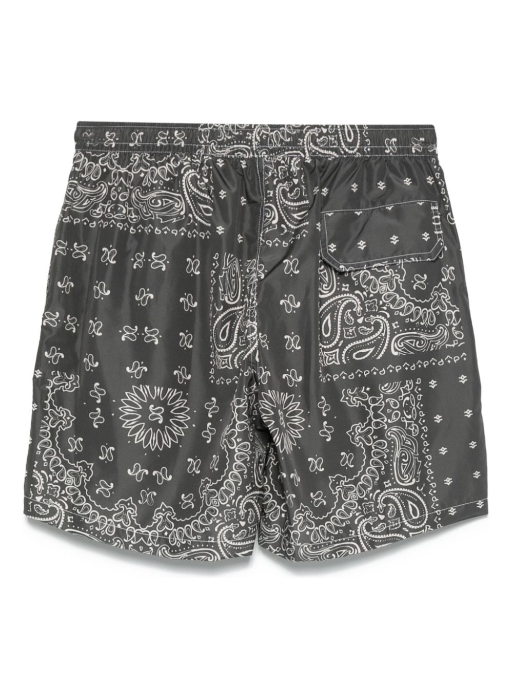 Eleventy paisley-print swim shorts - Zwart