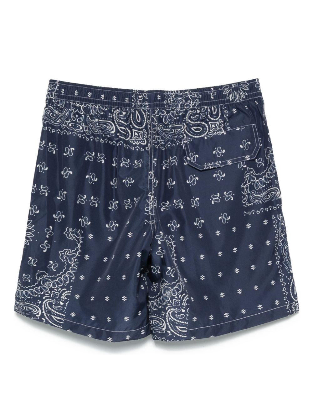 Eleventy paisley-print swim shorts - Blauw