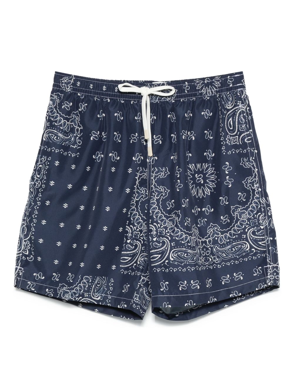 Eleventy paisley-print swim shorts - Blue