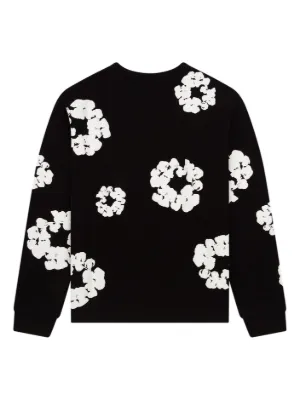 「正規品」DENIM TEARS ブラック フラワーパターン M MonoCottonWreathSweatpant_Blac