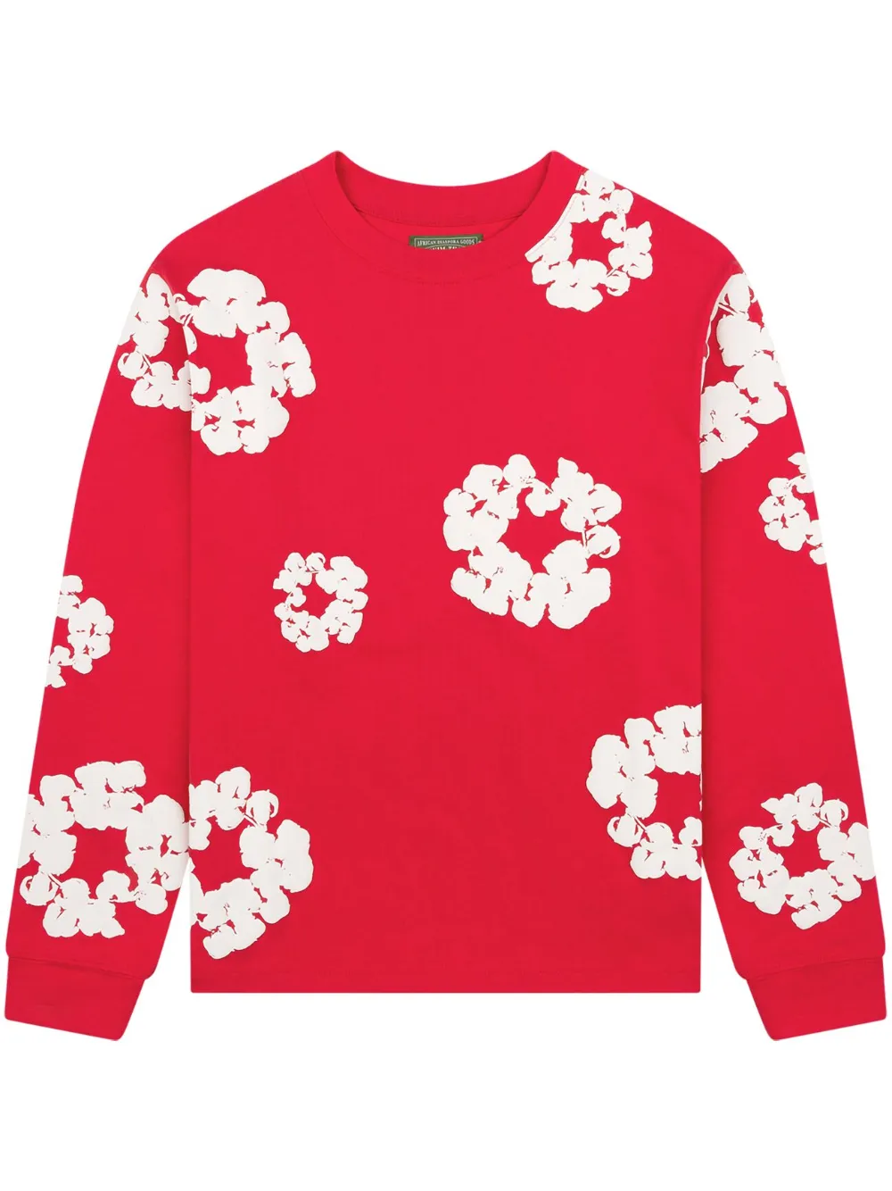 wreath long sleeve T-shirt