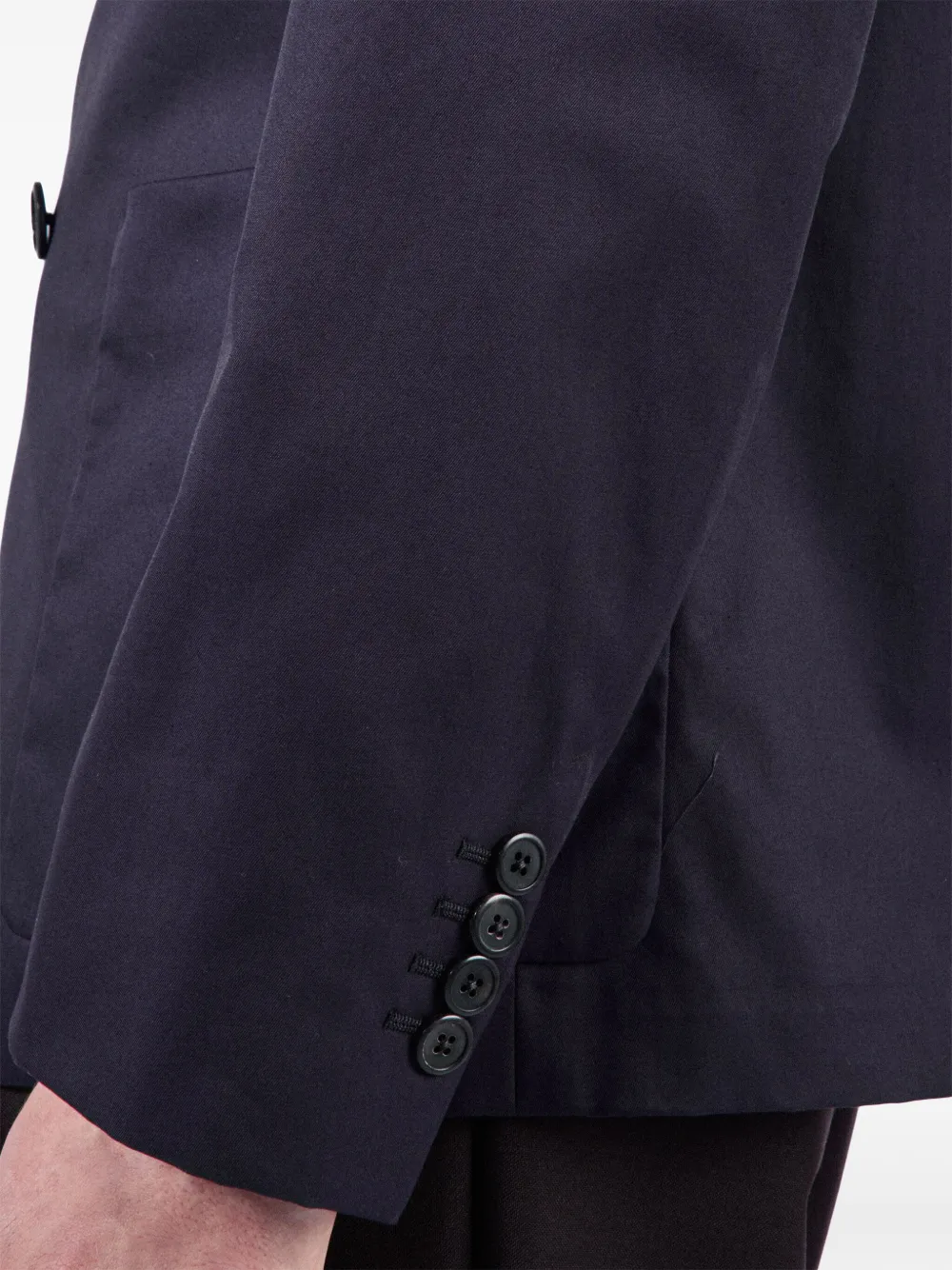Prada Blazer met dubbele rij knopen Blauw