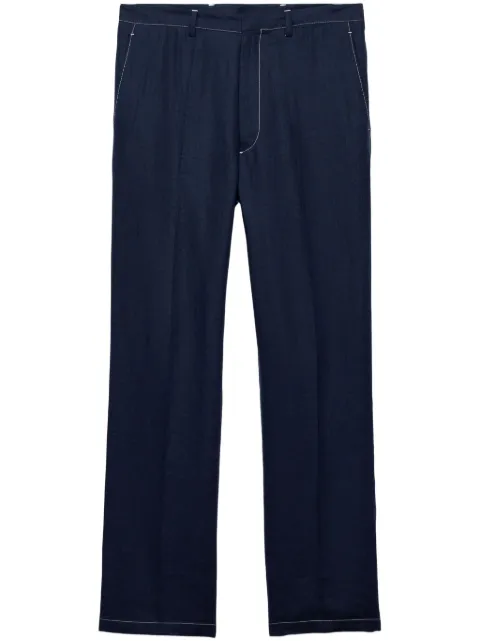 Prada linen trousers
