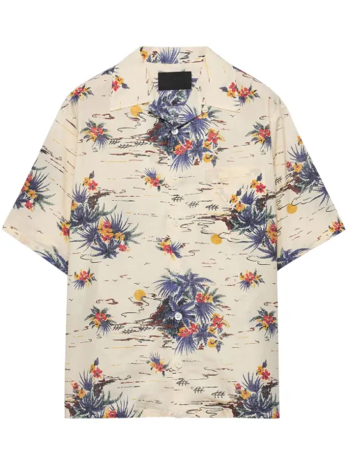 Chemise imprimée hawaïen - Prada - Modalova
