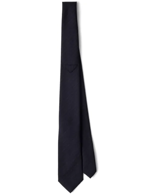Prada corbata con logo triangular