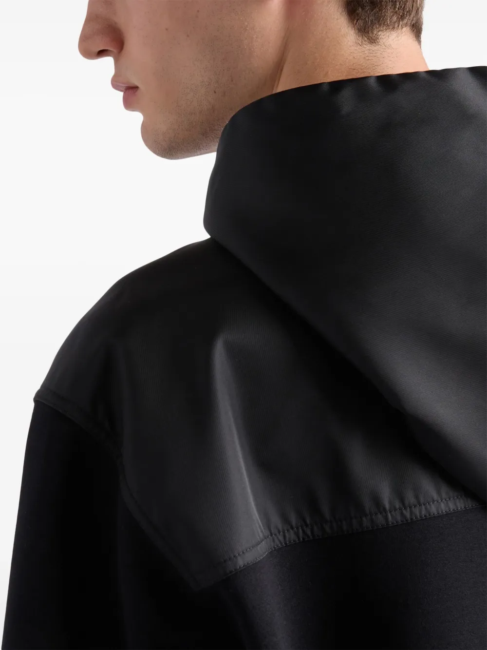 Prada Katoenen hoodie Zwart