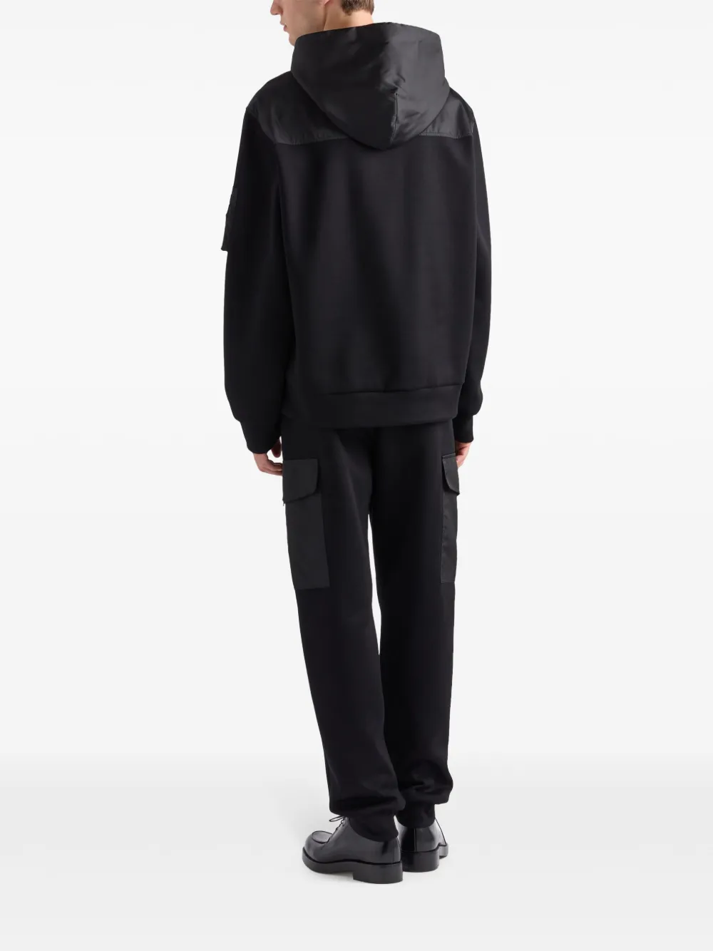 Prada Katoenen hoodie Zwart