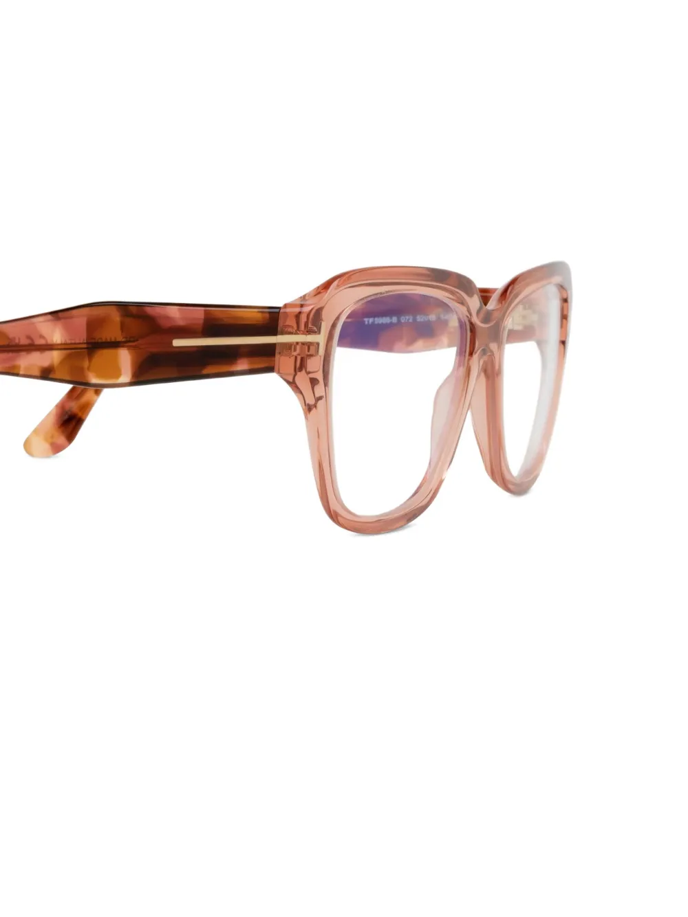 Tom Ford Square-frame Glasses In Transparent