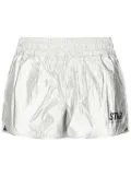 Golden Goose metallic shorts - Silver