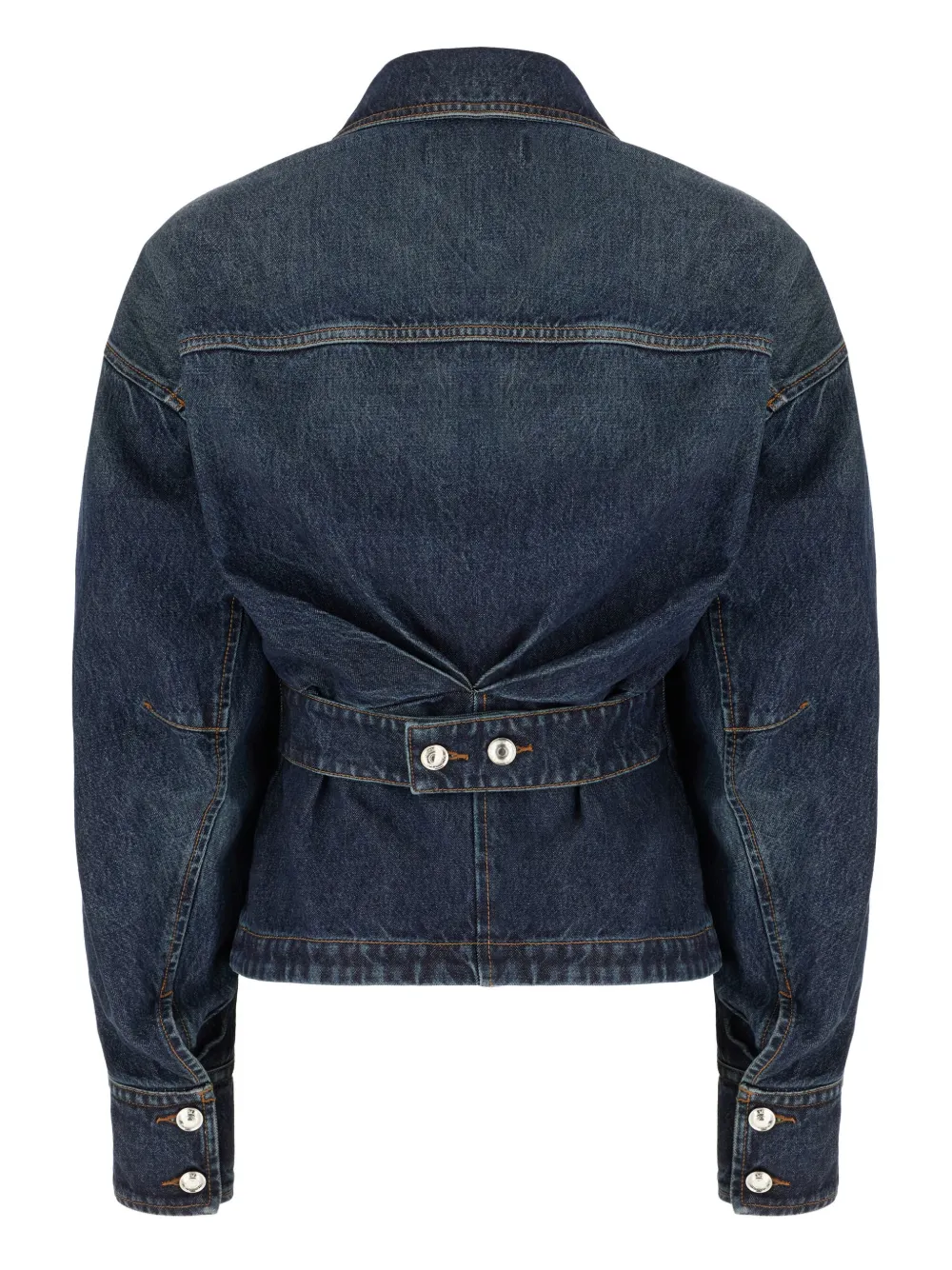 Sportmax buttoned denim jacket - Blauw