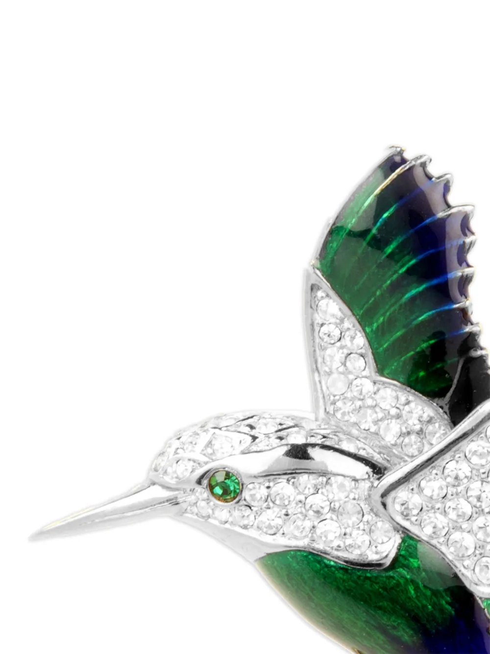 Susan Caplan Vintage 1980s Hummingbird brooch - Zilver