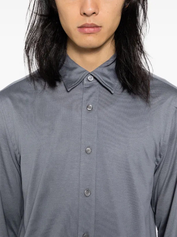 ブリオーニ　ネイビーシャツ　brioni UMR20OP0K151000F.jpg