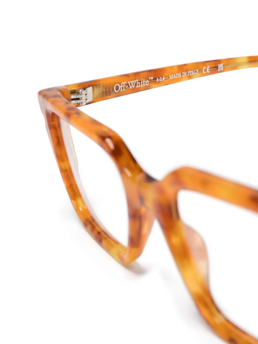 Off-White Eyewear Style 52 bril Oranje
