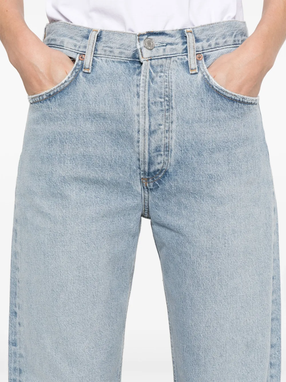 Shop Agolde 90's Jeans In Blue