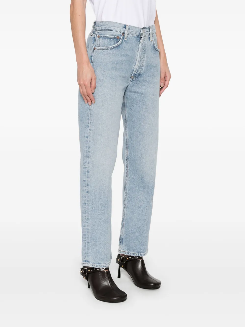 Shop Agolde 90's Jeans In Blue
