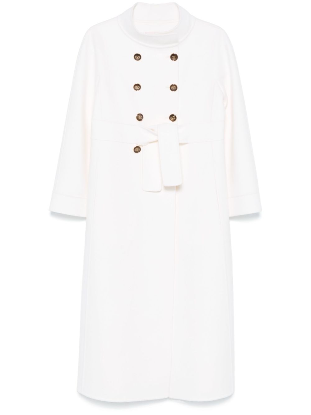 Valentino Garavani double-breasted coat - White