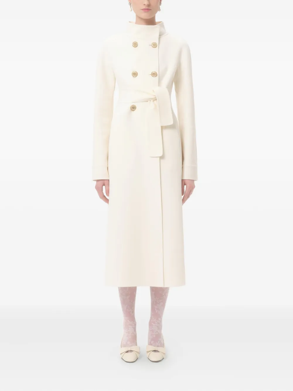 Valentino Garavani Compact Drap coat | Double Breasted & Peacoats | Image 2