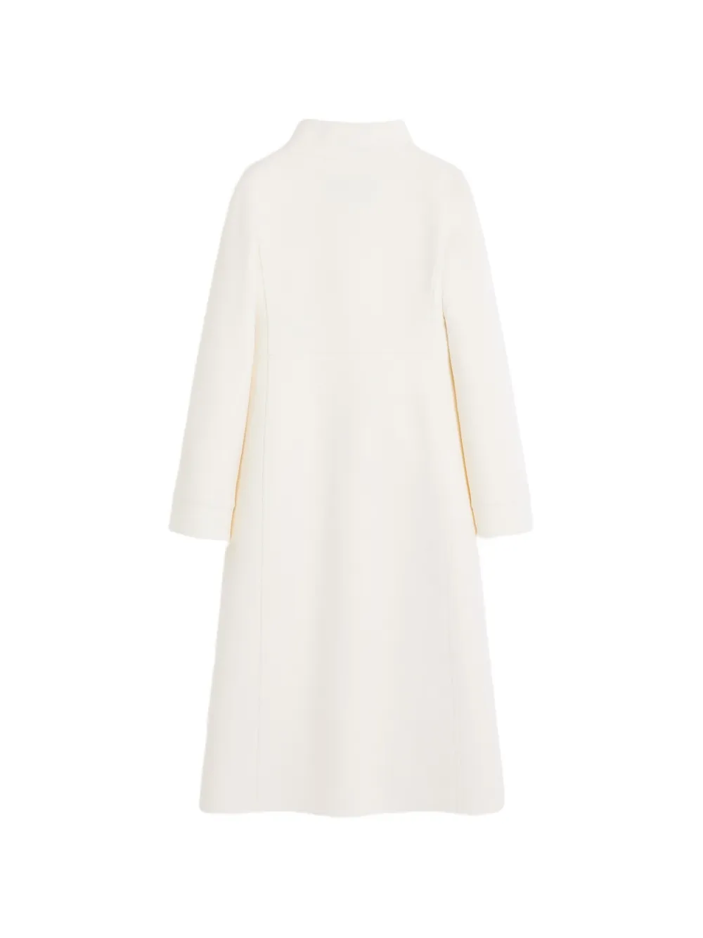 Valentino Garavani コンパクト ドラップ コート | ホワイト | FARFETCH JP