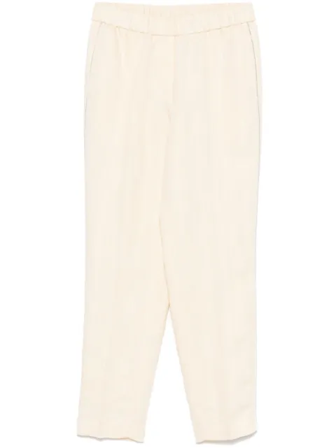 Peserico beaded-trim trousers