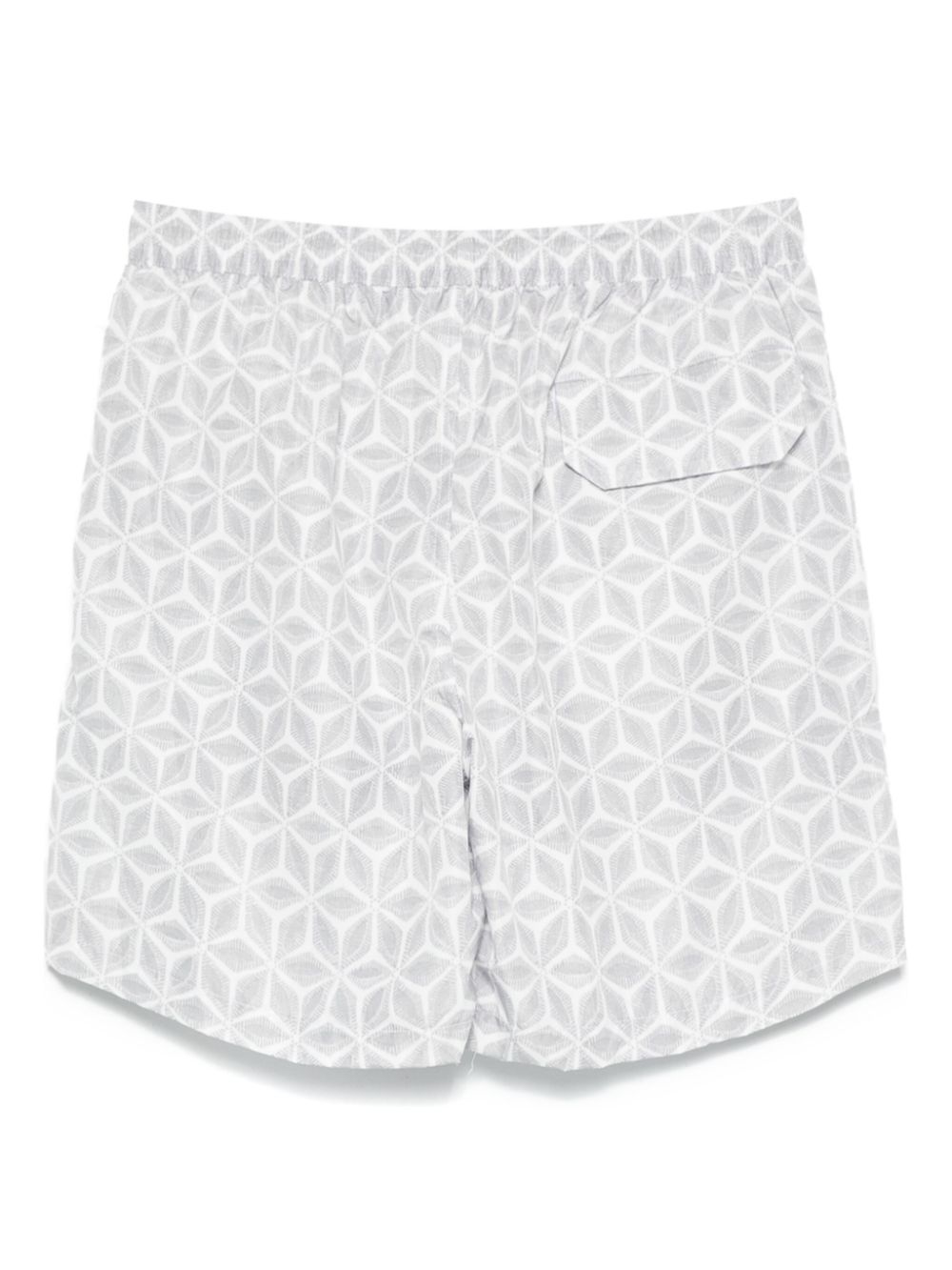 Eleventy floral-print swim shorts - Grijs