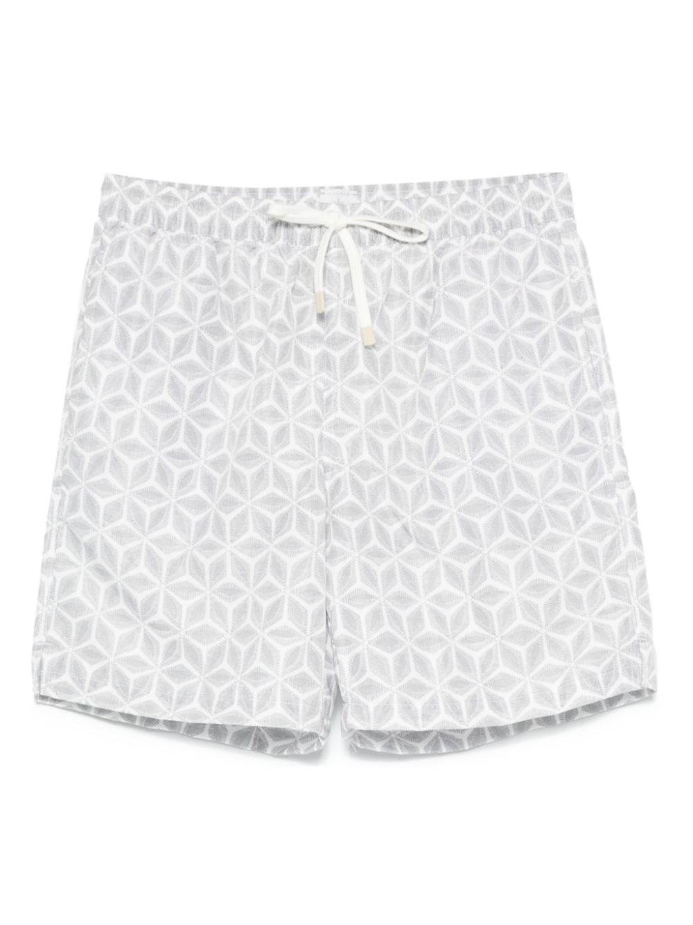 Eleventy floral-print swim shorts - Grey