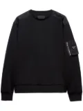 Prada panelled sweatshirt - Black